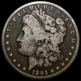 1893-CC Morgan Silver Dollar NICELY CIRCULATED