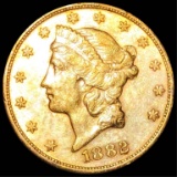 1882-S $20 Gold Double Eagle UNCIRCULATED