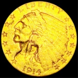 1914 $2.50 Gold Quarter Eagle UNCIRCULATED