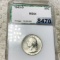1943-D Washington Silver Quarter PCI - MS64