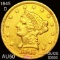 1845-D $2.50 Gold Quarter Eagle ABOUT UNC