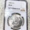1885-O Morgan Silver Dollar NGC - MS61