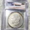 1884-S Morgan Silver Dollar ICG - GENUINE