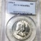 1954-S Franklin Half Dollar PCGS - MS 64 FBL