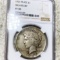 1921 Silver Peace Dollar NGC - VF30