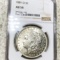 1881-O Morgan Silver Dollar NGC - AU58