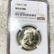 1960-D Franklin Half Dollar NGC - MS 64 FBL