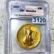 1907 $20 High Relief Double Eagle ICG - GENUINE