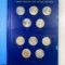 1941-47 Walking Half Dollar Book UNC 20 COINS