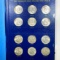 1948-63 Franklin Half Dollar Book UNC 35 COINS