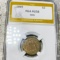 1869 DDO Shield Nickel PGA - AU58