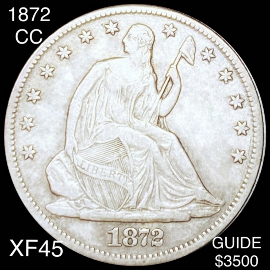 1872-CC Seated Half Dollar LIGHT CIRC