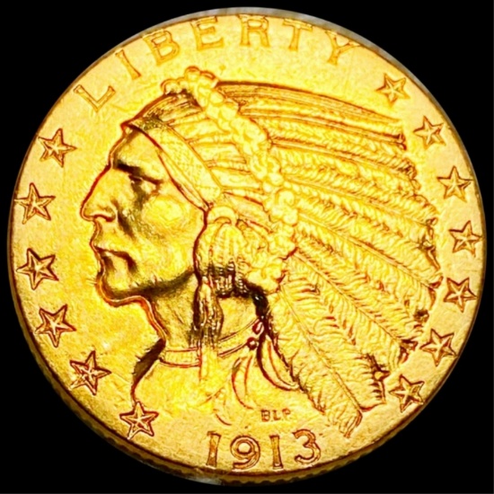 1913 $5 Gold Half Eagle UNCIRCULATED