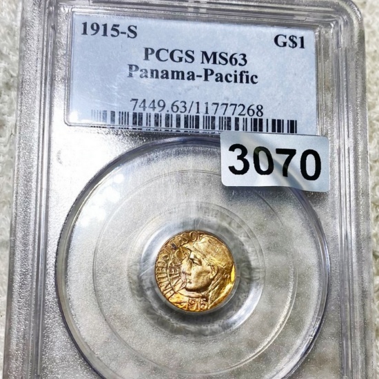 1915-S Pan-Pac Gold Dollar PCGS - MS63