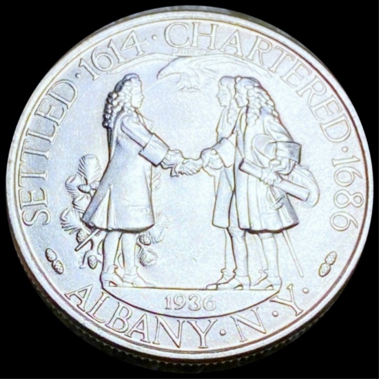 1936 Albany Half Dollar UNCIRCULATED