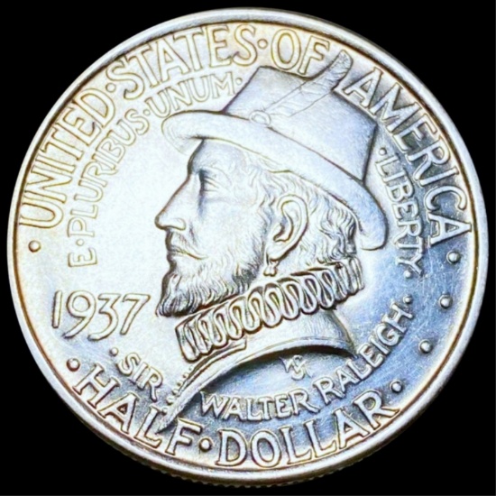 1937 Roanoke Half Dollar UNCIRCULATED