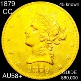 1879-CC $10 Gold Eagle CHOICE AU