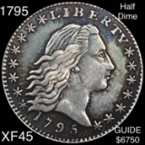 1795 Flowing Hair Half Dime LIGHT CIRC