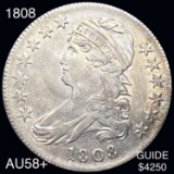 1808 Capped Bust Half Dollar CHOICE AU