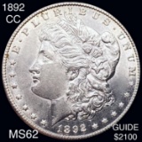 1892-CC Morgan Silver Dollar UNCIRCULATED