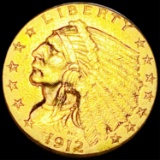 1912 $2.50 Gold Quarter Eagle UNCIRCULATED