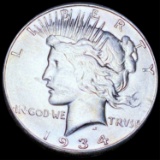 1934-S Silver Peace Dollar CLOSELY UNC