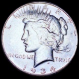 1934-S Silver Peace Dollar UNCIRCULATED