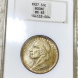 1937 Boone Half Dollar NGC - MS65