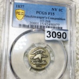 1837 Feuchtwanger's Token PCGS - F15 HT-268