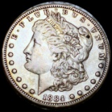 1884-S Morgan Silver Dollar LIGHTLY CIRC