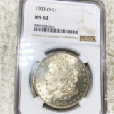 1903-O Morgan Silver Dollar NGC - MS62