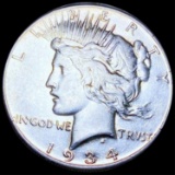 1934-S Silver Peace Dollar CLOSELY UNC