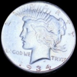 1934-S Silver Peace Dollar CLOSELY UNC