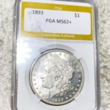 1893 Morgan Silver Dollar PGA - MS62+