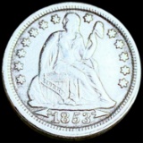 1853 Seated Liberty Silver Dime UNCIRCULATED