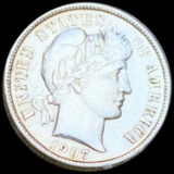 1907-S Barber Silver Dime UNCIRCULATED