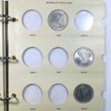 1896-1921 Morgan Silver Dollar Book UNC 8 COINS