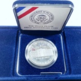 1992-W White House Silver Round GEM PR 1Oz