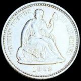 1862 Seated Half Dime UNCIRCULATED