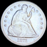 1871 Seated Liberty Dollar UNCIRCULATED