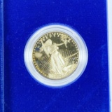 1986 $5 Gold Half Eagle GEM PR 1/10Oz