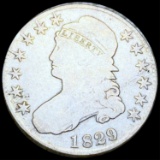 1829 Capped Bust Half Dollar NICELY CIRCULATED