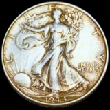 1934 Walking Half Dollar NEARLY UNC