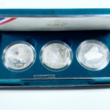 1994 US Veterans Silver Dollars GEM PR 3Oz