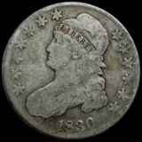 1830 Capped Bust Half Dollar NICELY CIRCULATED