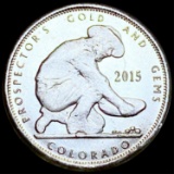 2015 Prospector's Colorado Silver Round UNC 0.5Oz