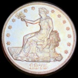 1875-S Silver Trade Dollar UNCIRCULATED