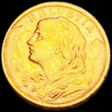 1927 Switzerland Gold 20 Francs UNCIRCULATED