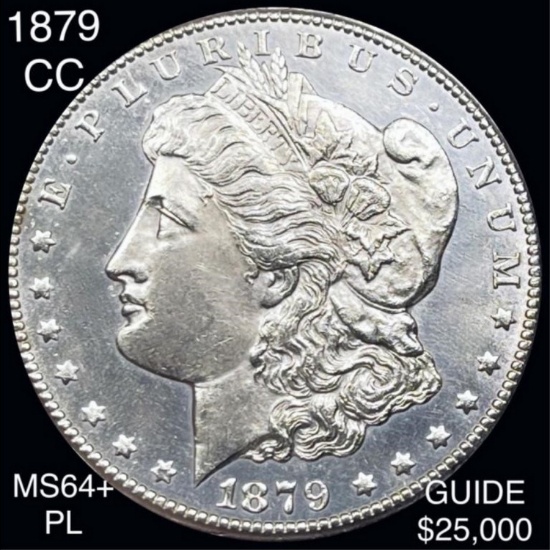 1879-CC Morgan Silver Dollar CHOICE BU+ PL