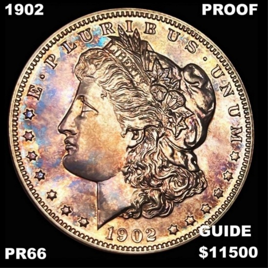 1902 Morgan Silver Dollar GEM PROOF
